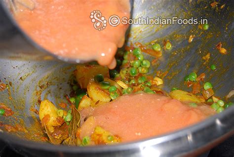 Khoya Matar Curry Kova Green Peas Potato Curry How To Make Step By