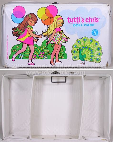 1966 Mod Tutti Chris Doll Case 2 Doll Compartments And Fashion