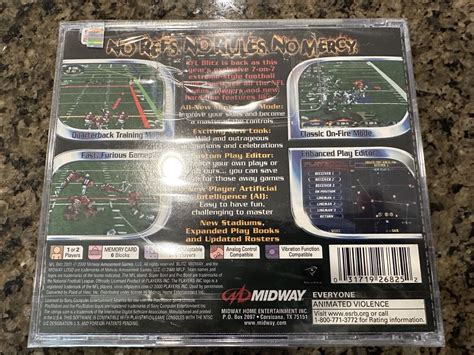 Nfl Blitz 2001 Sony Playstation 1 2000 For Sale Online Ebay