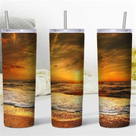 20oz Skinny Tumbler Png Wrap Sublimation Design Waterslide Etsy