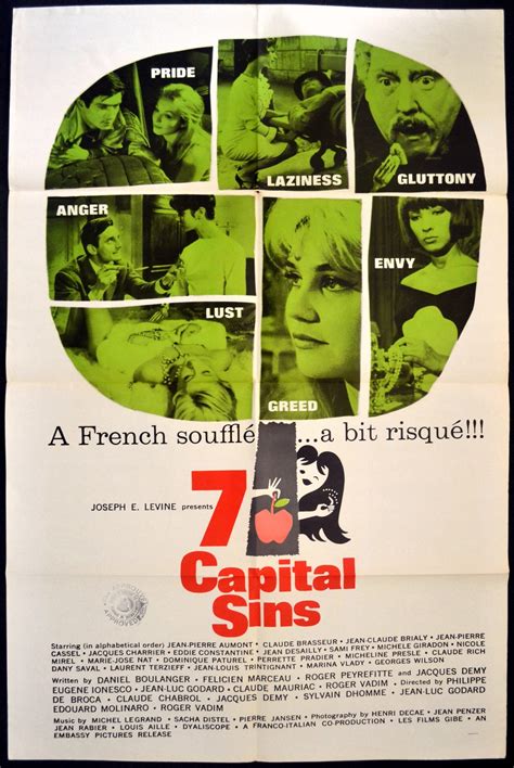 7 CAPITAL SINS | Rare Film Posters