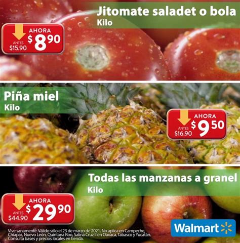 Folleto Martes De Frescura Walmart De Marzo