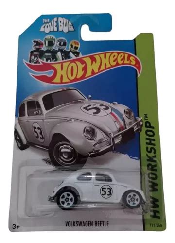 Hot Wheels Volkswagen Beetle Fusca Herbie The Love Bug Bfd65 Parcelamento Sem Juros