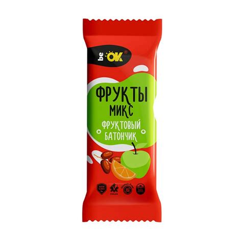 Фруктовый батончик "Фрукты Микс", 30 г - купить в интернет-магазине Fix ...