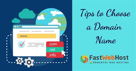 tips to choose a domain name - FastWebHost India - Web Hosting Blog