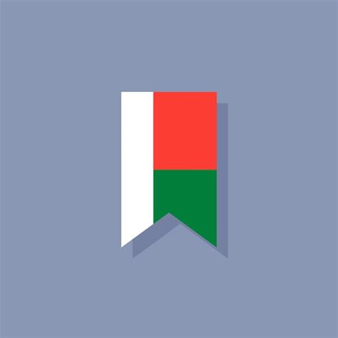 Premium Vector Illustration Of Madagascar Flag Template