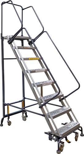 Hybrid Rolling Safety Ladder Fixed, Rolling Ladder, Mobile Ladder, Safety Ladder, Fixed Ladder