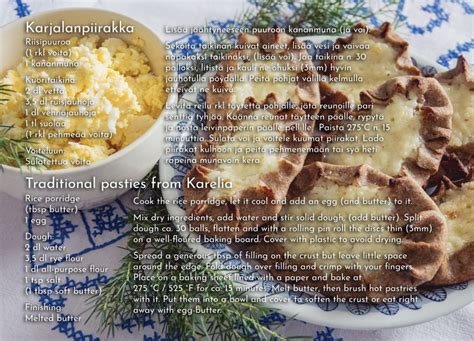 Traditional Karelian Pasties Minor Postcards