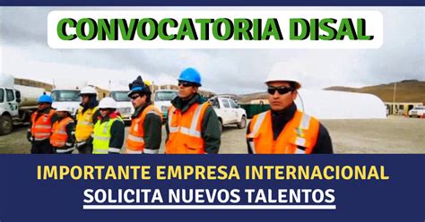 Oportunidad De Trabajo En Empresa Trasnacional Disal Internacional