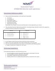 Sitxmgt At Pdf Assessment Task Sitxmgt Monitor Work