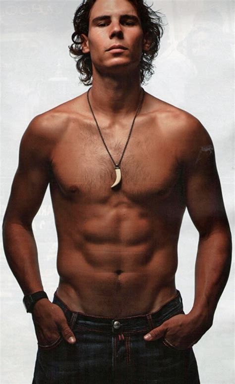 Rafael Nadal Sweaty And Shirtless Naked Male Celebrities