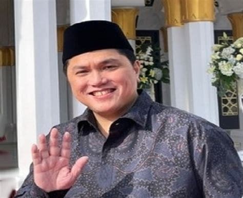 Elektabilitas Erick Thohir Sebagai Cawapres Tempati Posisi Teratas