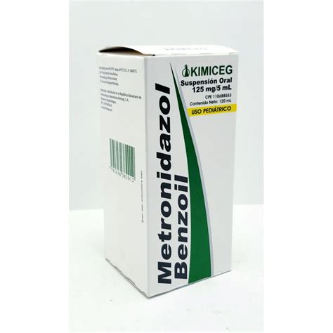 Metronidazol Mg Ml Suspension Oral Uso Pediatrico Benzoil X Ml