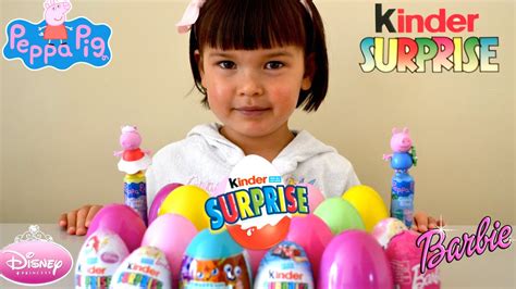 20 Surprise Eggs Kinder Eggs Toys Unboxing A Lot Of Surprise Toys