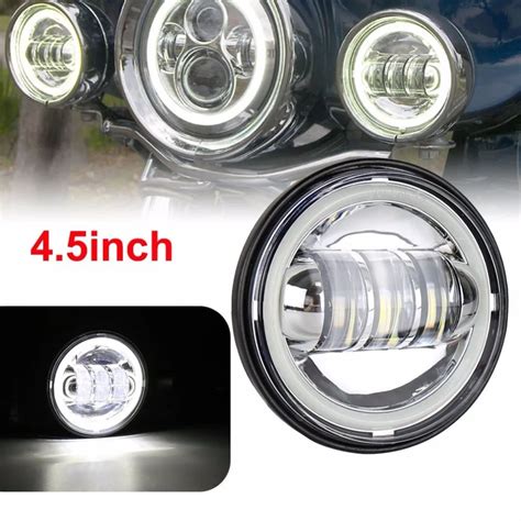 Round Inch Led Fog Lights Projector Auxiliary W Motorcycle