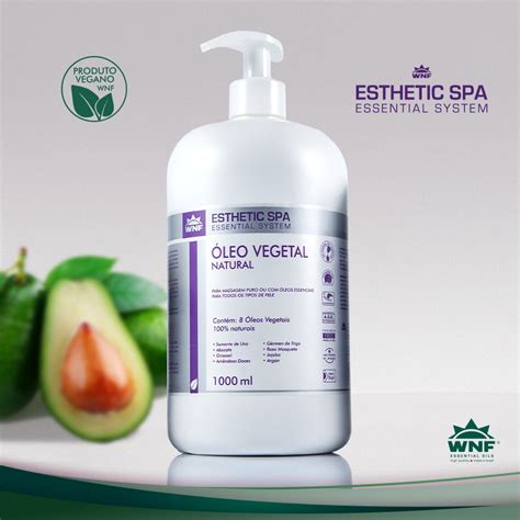 Óleo Vegetal Para Massagens - Oleo Vegetal Para Massagem Com Oleo Essencial 1l - Wnf | Shopee Brasil