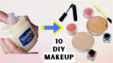 10 Natural Homemade MAKEUP PRODUCTS | Easy MAKEUP Recipe ideas for DIY Cosmetics (Makeup Hacks ...