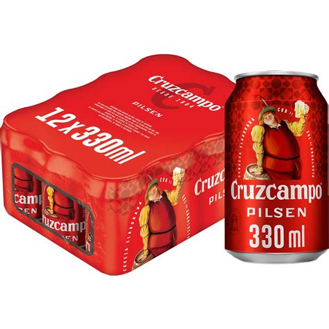 Comprar Cerveza Rubia Tipo Pilsen Pack 12 Latas 33 Cl CRUZCAMPO