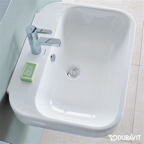 Duravit 2316600000 HAPPY D 2 Lavabo 60 Cm Monoforo Con Troppopieno