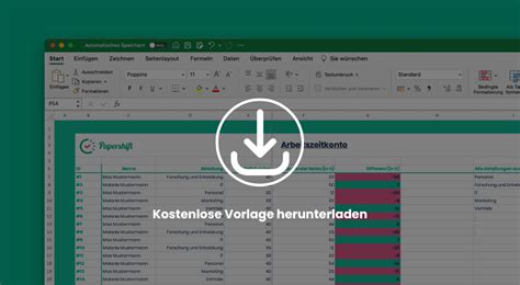 Kostenlose Excel Vorlage