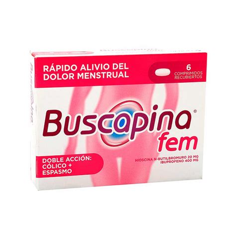 Buscapina Fem Alivio De Dolores Menstruales