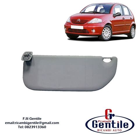 Citroen C From The Sun Shade Fin Sunshade Left Side Drive Without