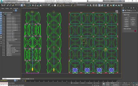 Stage Decor 18 Modular Wall Column 3D Model By Akerstudio