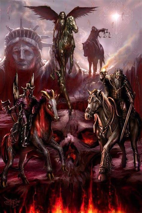 The Four Horseman My Fantasy World Dark Fantasy Art Dark Art Dont