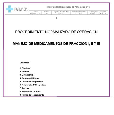 Protocolo Manejo De Medicamentos Controlados Image To U