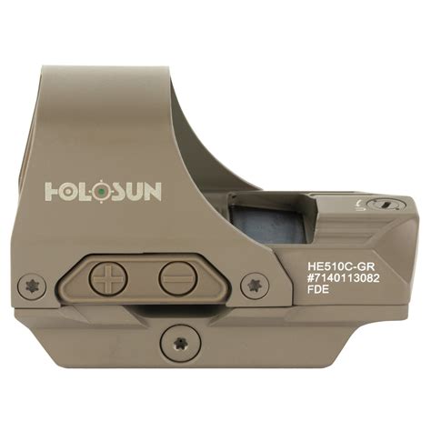 Holosun C Open Reflex Sight With Solar Backup For Rifles