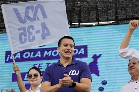 Daniel Noboa Reportan tiroteo cercano al acto de cierre de su campaña