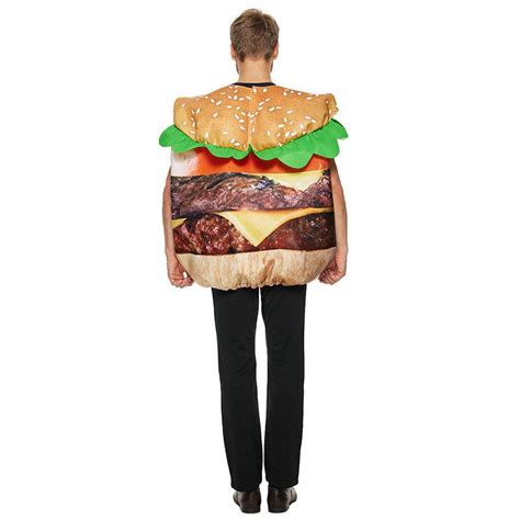 Hamburger Adult Funny Party Costume For Men And Women