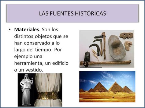 EXPLORAMOS Y APRENDEMOS 2º CICLO Las Fuentes Históricas