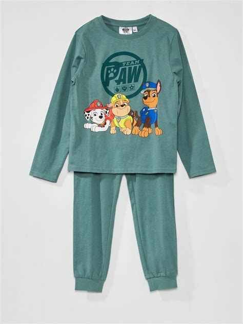 Lange Pyjama Paw Patrol Delig Blauw Kiabi