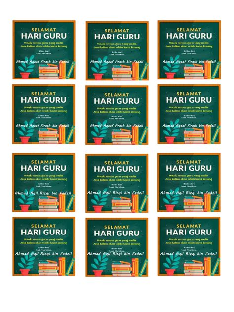 Label Hari Guru | PDF