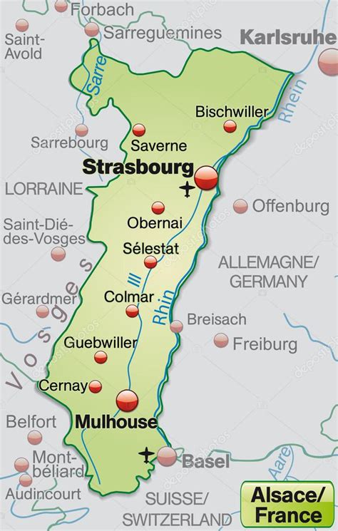 Map Of Alsace