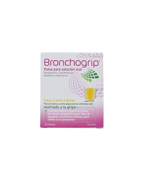 Bronchogrip 10 Sobres Polvo Para Solucion Oral