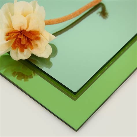 Dark Green Reflective Glass F Green Reflective Glass Window Toughen Glass For Building China