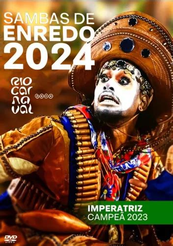 Dvd Sambas De Enredo Rio Carnaval 2024 Parcelamento Sem Juros