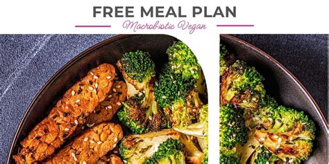 Free Macrobiotic Meal Plan (Vegan) | Download Printable PDF