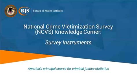 National Crime Victimization Survey Knowledge Corner Survey