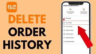 How To Correctly Delete Temu Order History Full Guide How To Guru