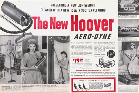 Hoover Aero Dyne Ad Featuring Lucy Hoover Dyne Vacuum