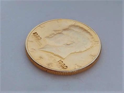 Collectors Society K Gold Plated Kennedy Half Dollar Etsy