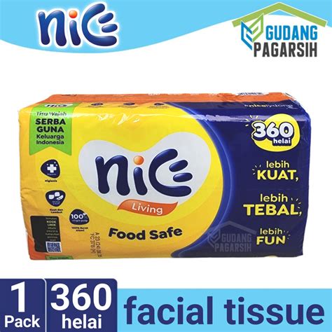 Promo Nice Facial Tissue Soft Pack Sheet Ply Helai Diskon