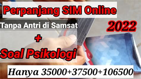 Cara Perpanjang Sim Secara Online Detail Dan Lengkap Soal