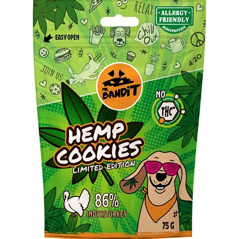 Hemp Cookies Indyk Przysmaki Mr Bandit Sklep