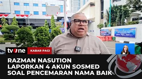 Razman Nasution Laporkan Empat Akun Media Sosial Yang Hina Dirinya Ke