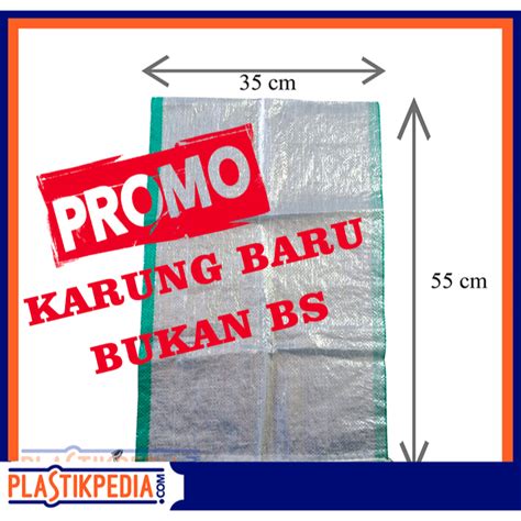 Jual Karung Beras Transparan Kg Ukuran X Cm Isi Lembar