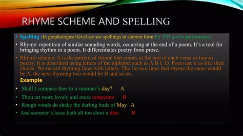 Different Levels Of Stylistics Analysis 1 Phonological Level 2